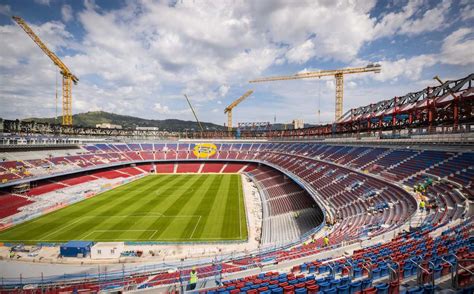 stadiul actual al lucrarilor de reconstructie ale spotify camp nou pe