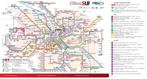 Salzburg Public Transport Map Salzburg Transport Map Public Transport