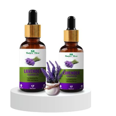 buy nature glow herbal lavender essential oil  skin care pure