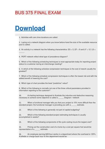 Bus Final Exam By Jackson Issuu