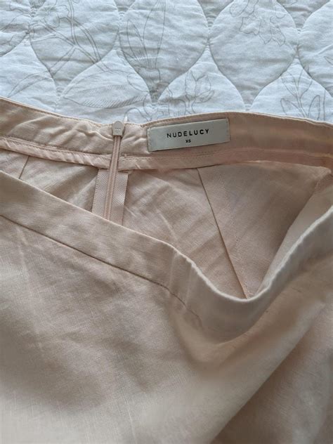 Nude Lucy Midi Dress Perfect Condition Worn Depop