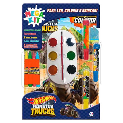 Livro Mega Kit Hot Wheels Pg Ciranda Cultural Jc Atacado De Papelaria