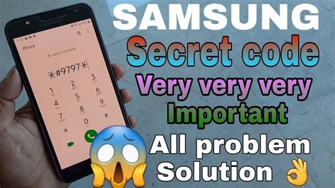 Samsung Very Useful Secret Code Work All Samsung Devices YouTube