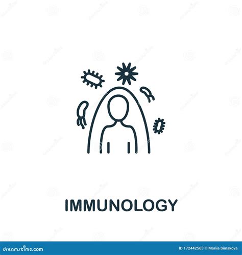 Immunology Icon Color Outline Vector 232100731