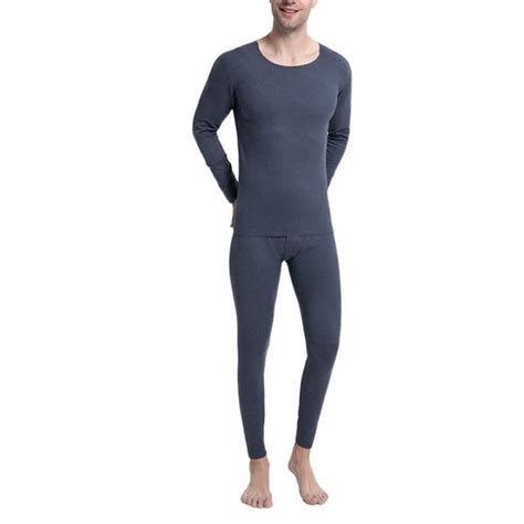 Ensemble Lingerie Thermiques Homme Léger Chaud COORDONNES Pièces Hiver sous Vêtements sans