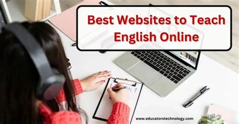 Best Websites for Teaching English Online - Educators Technology