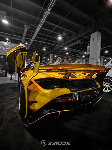 Zacoes Mclaren 720s Takes Sema By Storm With Carbon Fiber For Days