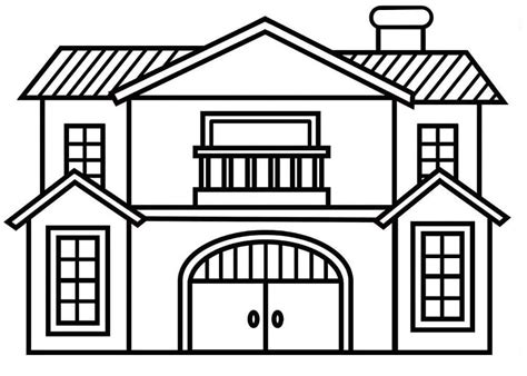 Dibujos De Casa De Muñecas Para Colorear