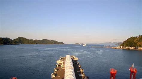 八幡浜港フェリーターミナルライブカメラ（愛媛県八幡浜市出島） ライブカメラjapan Fujiyama