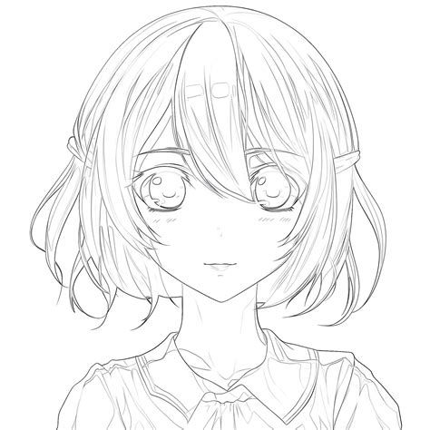 Printable Anime Coloring Sheets | Coloring Pages Mimi Panda