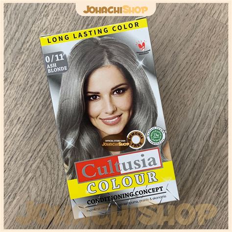 Jual Cultusia Hair Color Ash Blonde 0 11 30 ML Pewarna Rambut Shopee Indonesia