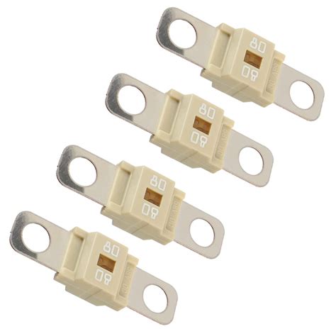 4pcs 80a Amimidi Fuse 80 Amp High Current Fuse Bolt On