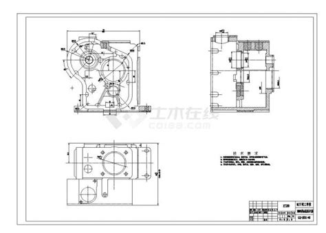 柴油机机体加工工艺设计图 节点详图 土木在线
