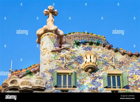 Casa Batlló Architekt Anton Gaudí Unesco Barcelona Španělsko Casa