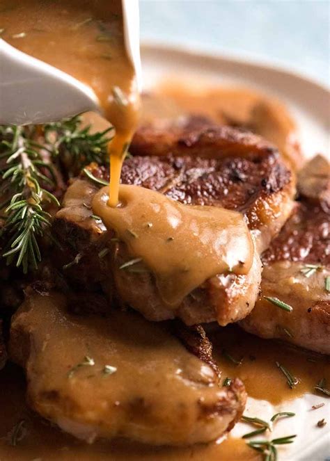 Lamb Chops With Rosemary Gravy Loin Chops Forequarter Cutlets