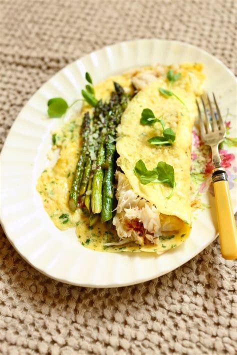 Crab Omelette Recipe - Studio Delicious