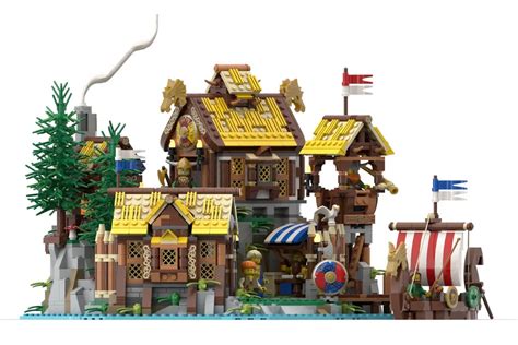 LEGO Ideas Viking Village Achieves 10,000 Supporters - The Brick Fan