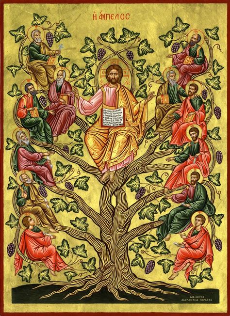 Adamantia Karatza Adamantia S Karatza Religious Artwork Pinterest Jesus Tree Byzantine