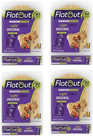 Amazon Flatout Wraps Light Original Packs Of Flatbreads