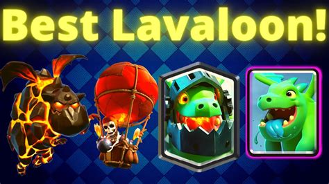 Best Lavaloon Deck In Clash Royale Crazy Battles With Lava Hound