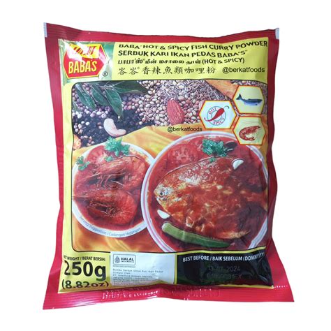 Jual Hot Spicy Fish Curry Powder Babas Bumbu Kari Ikan Pedas Baba S Shopee Indonesia