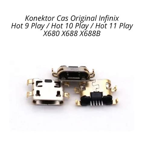 Jual Konektor Cas Original Infinix Hot Play Hot Play Hot