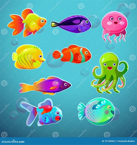 Desenho De Peixinhos Coloridos Para Imprimir - 5