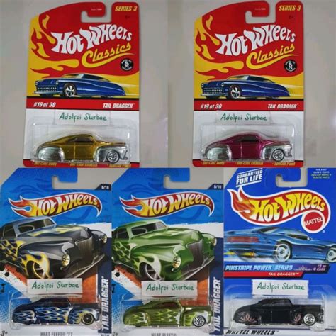 HOT WHEELS Hotwheels風火輪拖尾機尾拖尾機細條紋動力系列 壓鑄車身底盤專用油漆風火輪經典 款 熱車 蝦皮購物