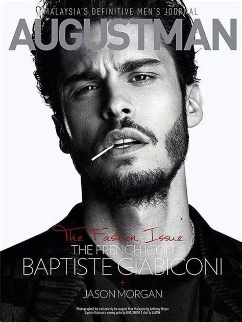 Baptiste Giabiconi Covers August Man Malaysia September Baptiste