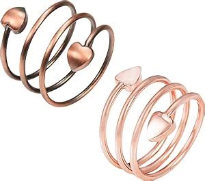 Amazon Enermagix Copper Rings For Women Set Pure Copper Magnetic