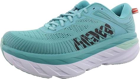 HOKA ONE ONE Bondi 7 Womens Shoes Size 9 Color Aquarelle Eggshell