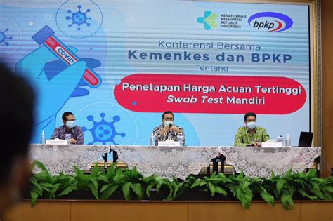 Pemerintah Tetapkan Batas Tertinggi Biaya Pemeriksaan Swab Mandiri Rp