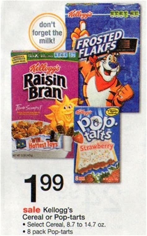 New Kellogg's Cereal Coupons + Walgreens Scenario