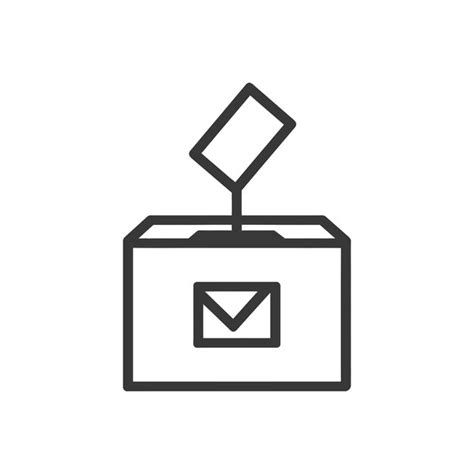 Ballot Paper Dropped Into Ballot Box Premium Ai Generated Vector