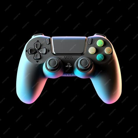 premium photo  game controller   colorful display