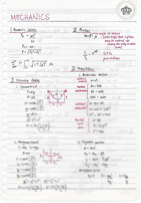 SOLUTION: Engineering science statics and dynamics formulas cheat sheet ...