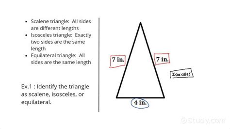 How To Classify Scalene Isosceles And Equilateral Triangles By Side Lengths Geometry