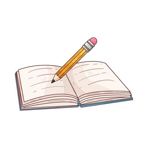 illustration  write   book  vector art  vecteezy