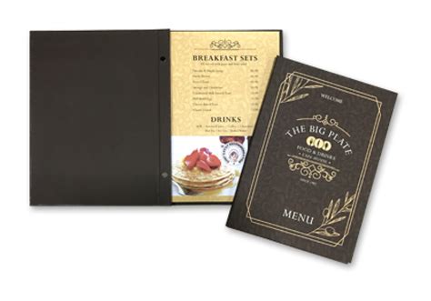 Hard Cover Menu - Printkaki