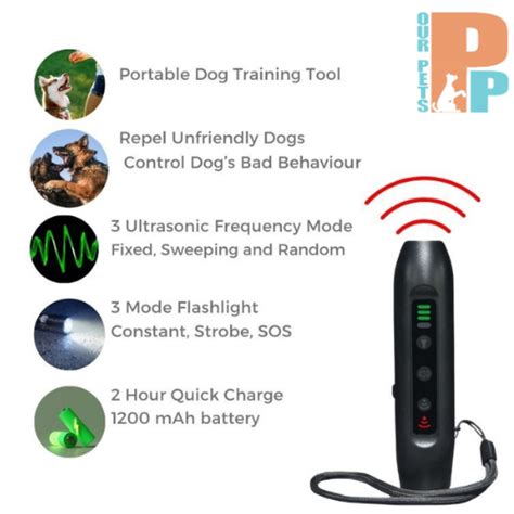 Super Ultrasonic Dog Repeller and Trainer – Our Pets Perfect Paws