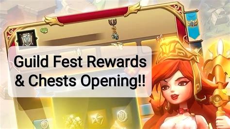 Guild Fest Rewards Chests Opening November Lordsmobile Youtube