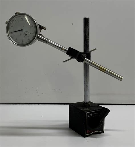 Indicator Holder, Mag Base, Enco, w/ Dial Indicator, Import ***Enco ...