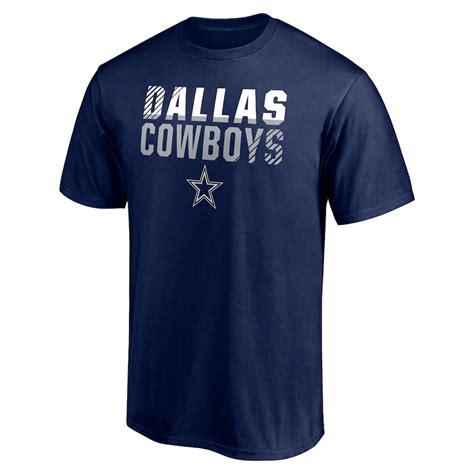 Mens Dallas Cowboys Navy Team Fade Out T Shirt