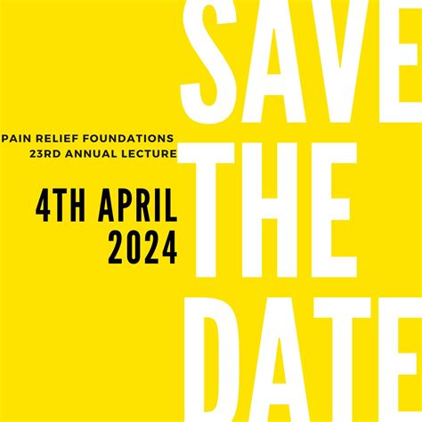 2024 Pain Relief Foundation Annual Lecture | The Pain Relief Foundation