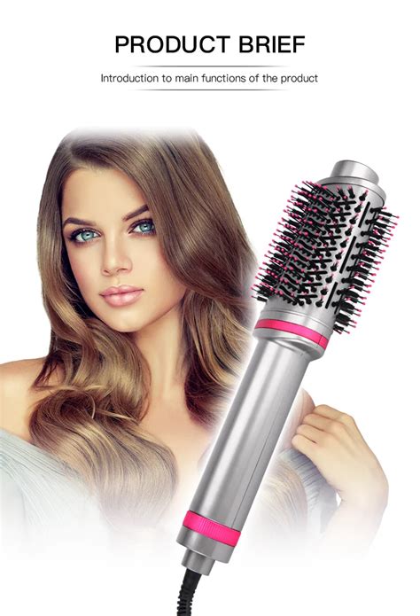 Pritech Heat Settings W Ventilation Holes In Volumizer Hair Dryer Hot Air Brush