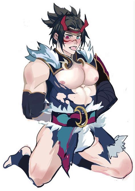 League Of Legends Game Hentai Big Breasts Muscular Male Pecs Muscular Male Only Clothing