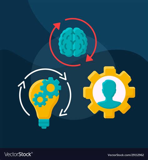 Talent Management Flat Concept Icon Royalty Free Vector