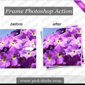 Photoshop Frame Action (Frames-And-Borders) | Actions for Photoshop