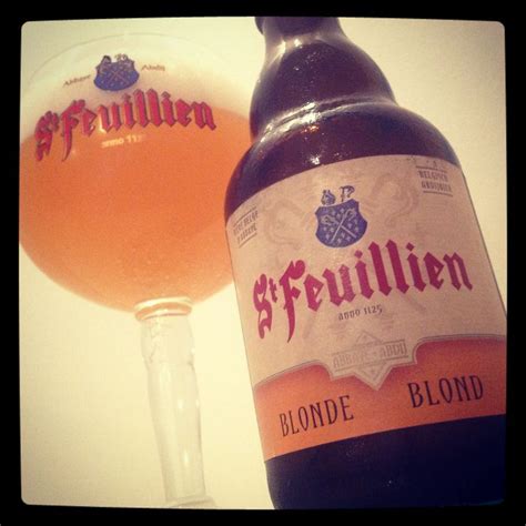 St Feuillien Blonde Wine Bottle Beer Ros Wine Bottle