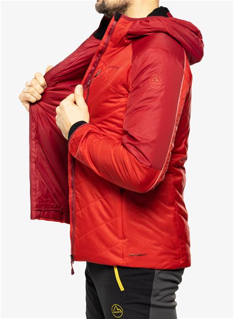 Skialp Bunda La Sportiva Mythic Primaloft Jacket Sunset Sangria